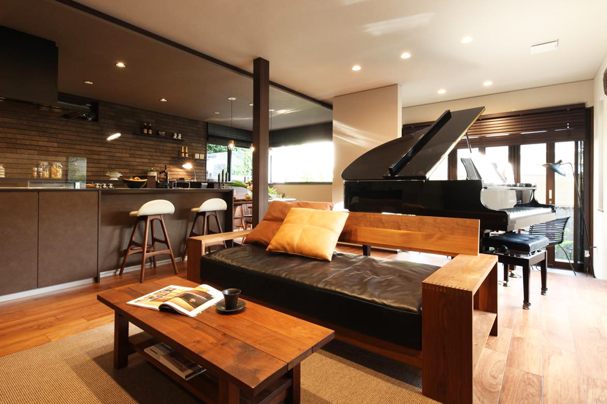 グランドピアノが似合う上質な空間