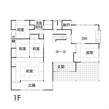 施工前間取り図