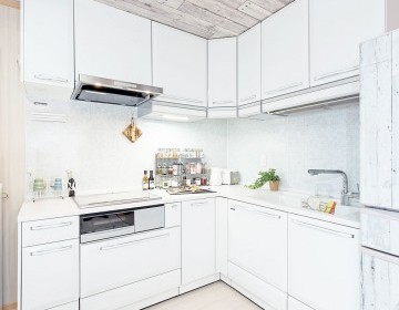 LDKリフォーム～Ｌ型キッチン採用で部屋スペースを有効活用