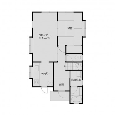 施工前間取り図