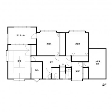 施工前間取り図