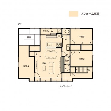 施工後間取り図