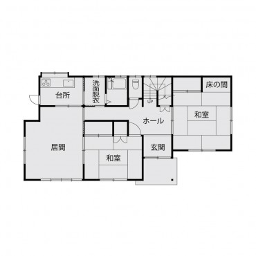 施工前間取り図