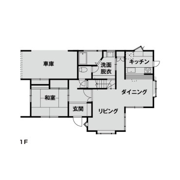 施工前間取り図