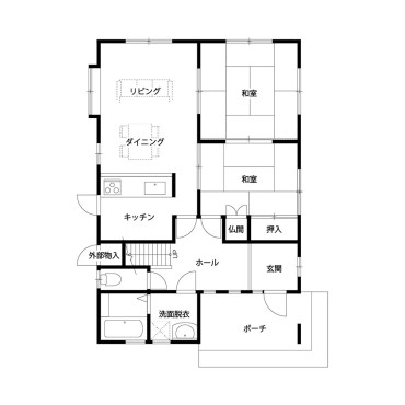 施工前間取り図