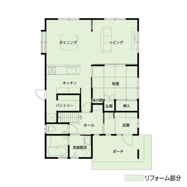 施工後間取り図