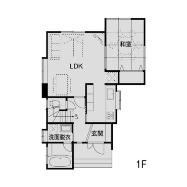 施工前間取り図