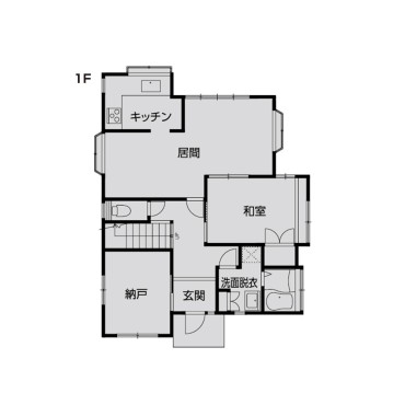 施工前間取り図