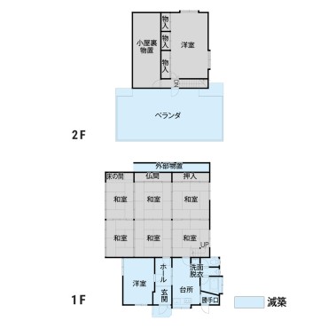 施工前間取り図