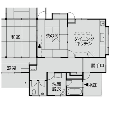 施工前間取り図