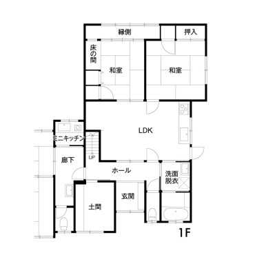 施工前間取り図