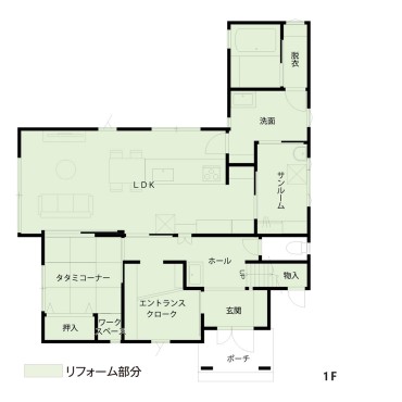 施工後間取り図