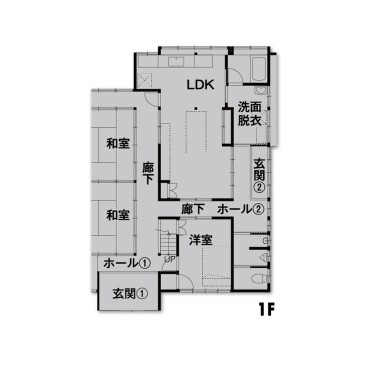 施工前間取り図