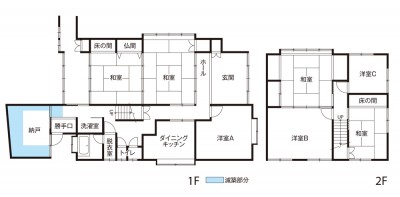 施工前間取り図